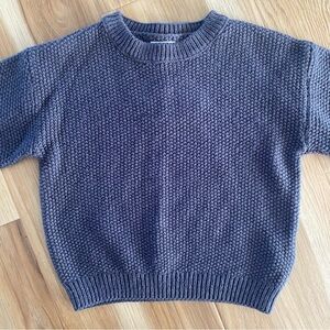 ZARA KNIT CREW SWEATER